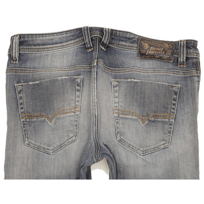Diesel Viker Men Blue Straight Regular Stretch Jeans W33 L29
