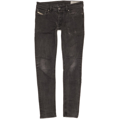 Diesel Troxer Men Black Skinny Slim Stretch Jeans W30 L32