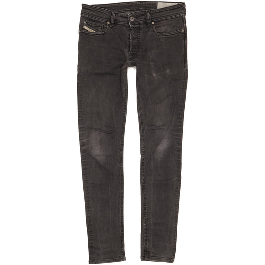Diesel Troxer Men Black Skinny Slim Stretch Jeans W30 L32