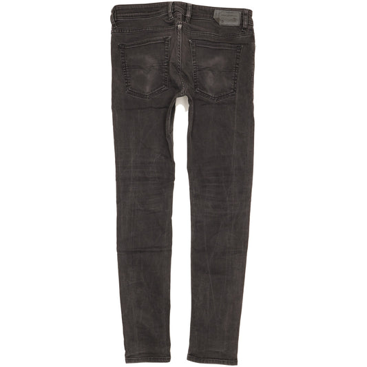 Diesel Troxer Men Black Skinny Slim Stretch Jeans W30 L32