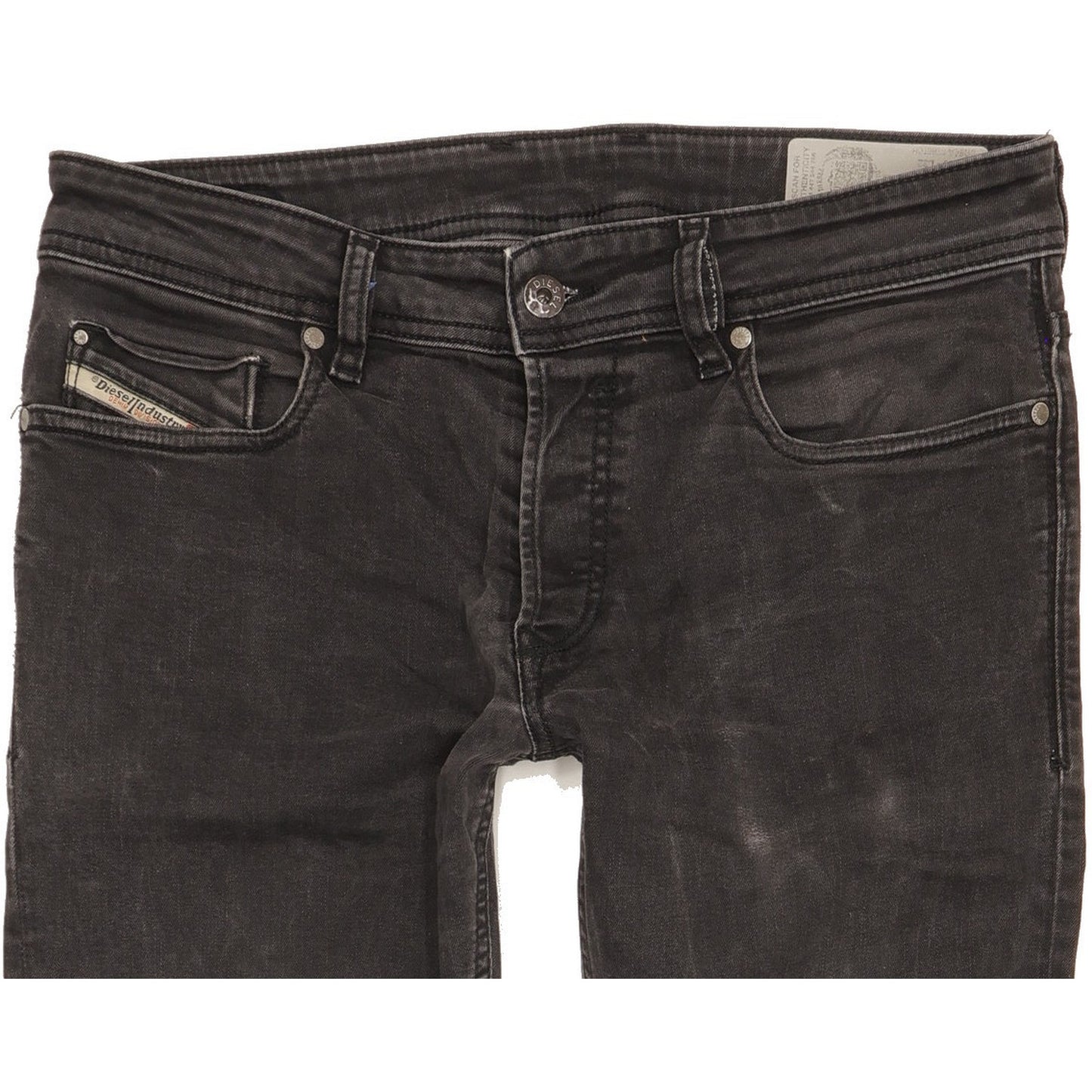 Diesel Troxer Men Black Skinny Slim Stretch Jeans W30 L32