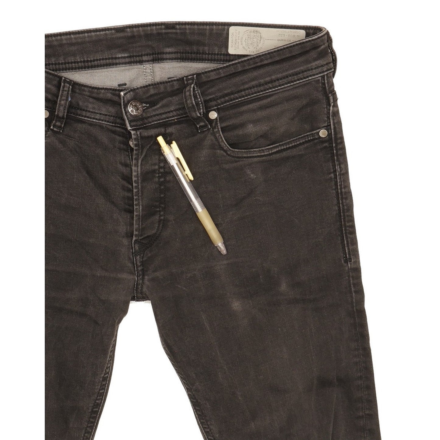 Diesel Troxer Men Black Skinny Slim Stretch Jeans W30 L32