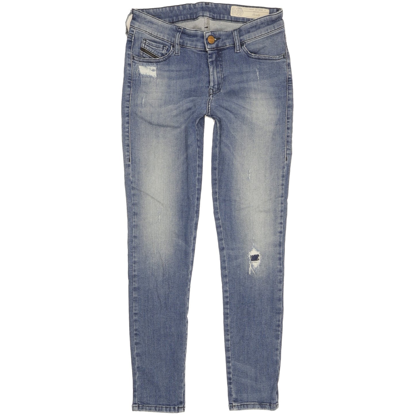 Diesel Slandy Women Blue Skinny Slim Stretch Jeans W28 L27