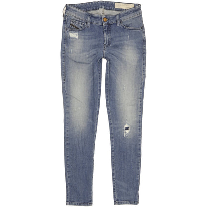 Diesel Slandy Women Blue Skinny Slim Stretch Jeans W28 L27