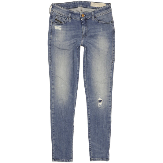 Diesel Slandy Women Blue Skinny Slim Stretch Jeans W28 L27