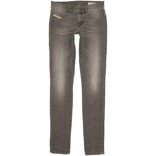 Diesel Livier Women Grey Skinny Slim Jegging Stretch Jeans W28 L33