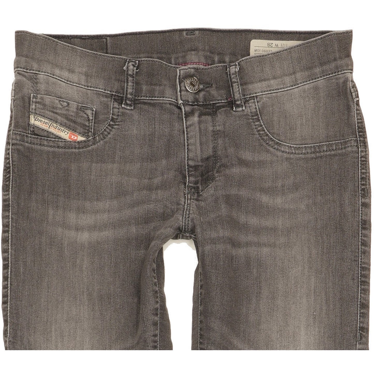 Diesel Livier Women Grey Skinny Slim Jegging Stretch Jeans W28 L33
