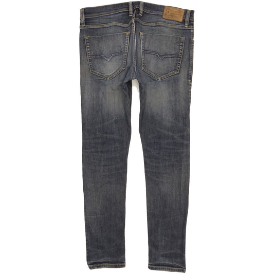 Diesel Tepphar Men Blue Tapered Slim Stretch Jeans W33 L32