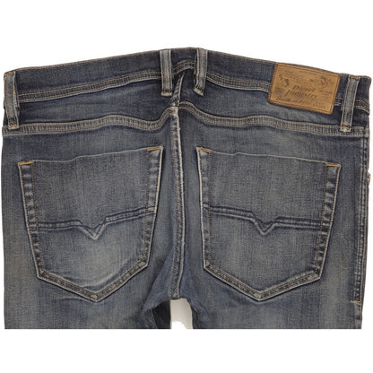 Diesel Tepphar Men Blue Tapered Slim Stretch Jeans W33 L32