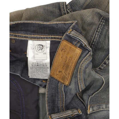 Diesel Tepphar Men Blue Tapered Slim Stretch Jeans W33 L32