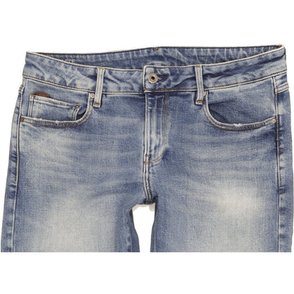 G-Star Kate Women Blue Tapered Relaxed Boyfriend Stretch Jeans W29 L32