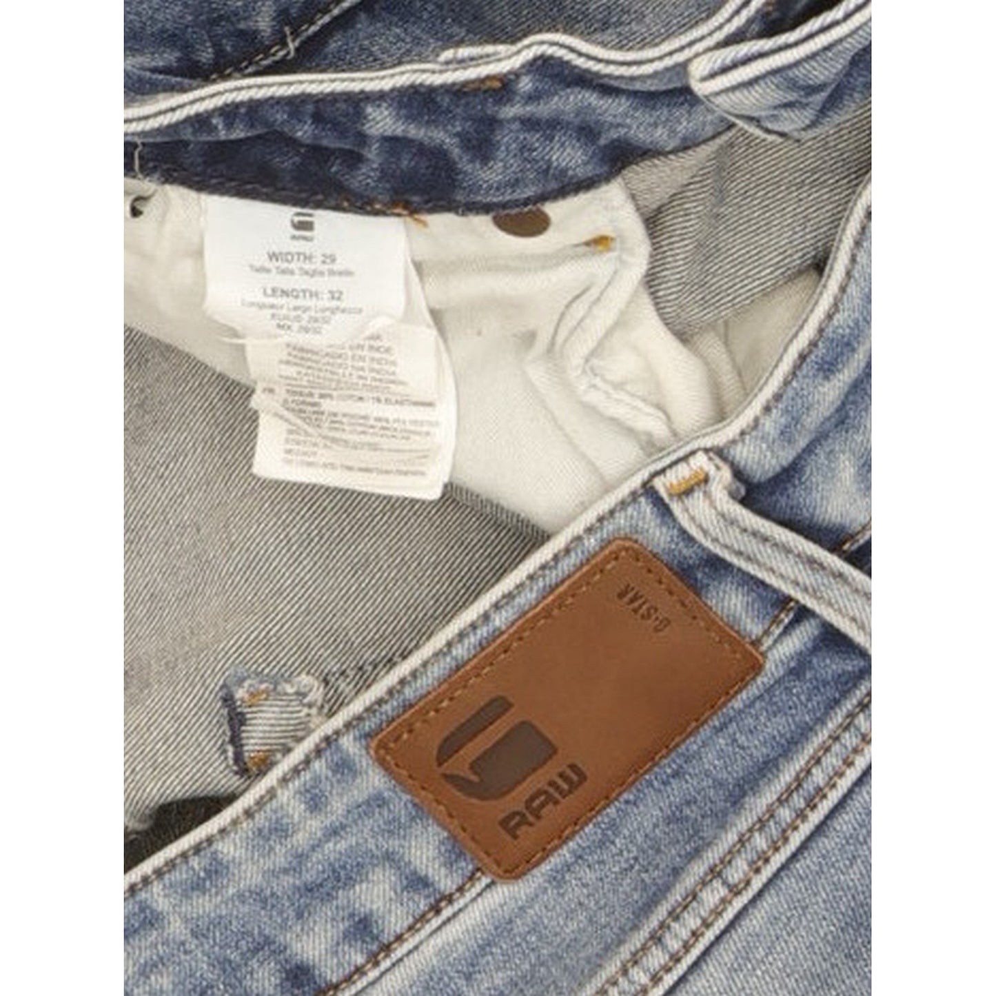 G-Star Kate Women Blue Tapered Relaxed Boyfriend Stretch Jeans W29 L32