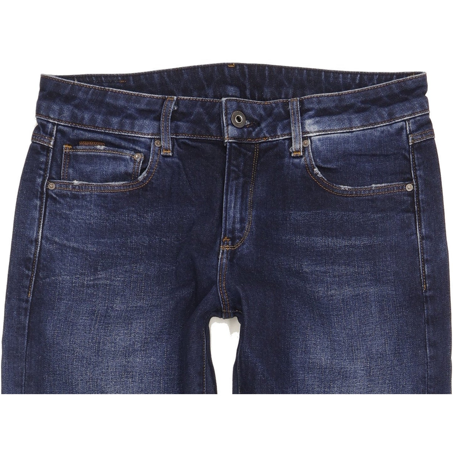 G-Star Kate Women Blue Tapered Relaxed Boyfriend Stretch Jeans W27 L32