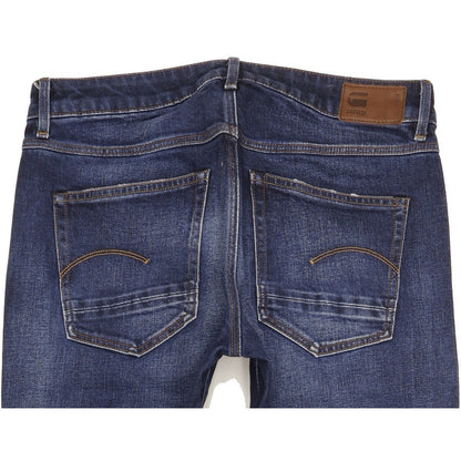 G-Star Kate Women Blue Tapered Relaxed Boyfriend Stretch Jeans W27 L32