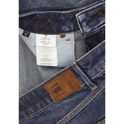 G-Star Kate Women Blue Tapered Relaxed Boyfriend Stretch Jeans W27 L32