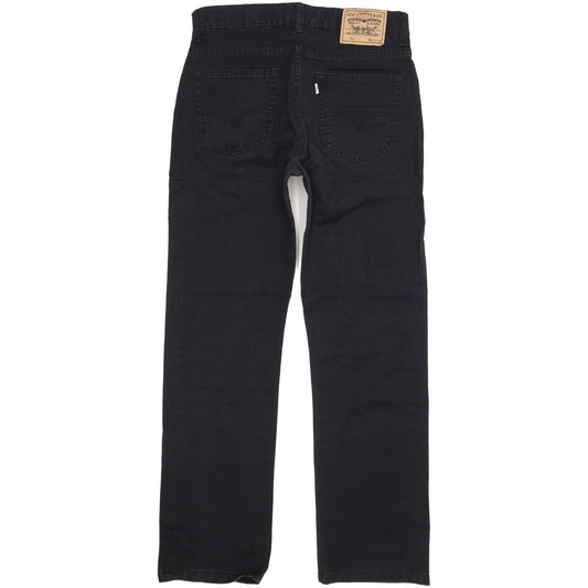 Levi's 752 Men Black Straight Regular Jeans W32 L31