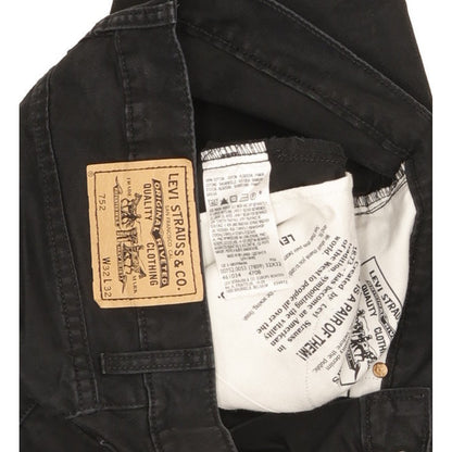 Levi's 752 Men Black Straight Regular Jeans W32 L31