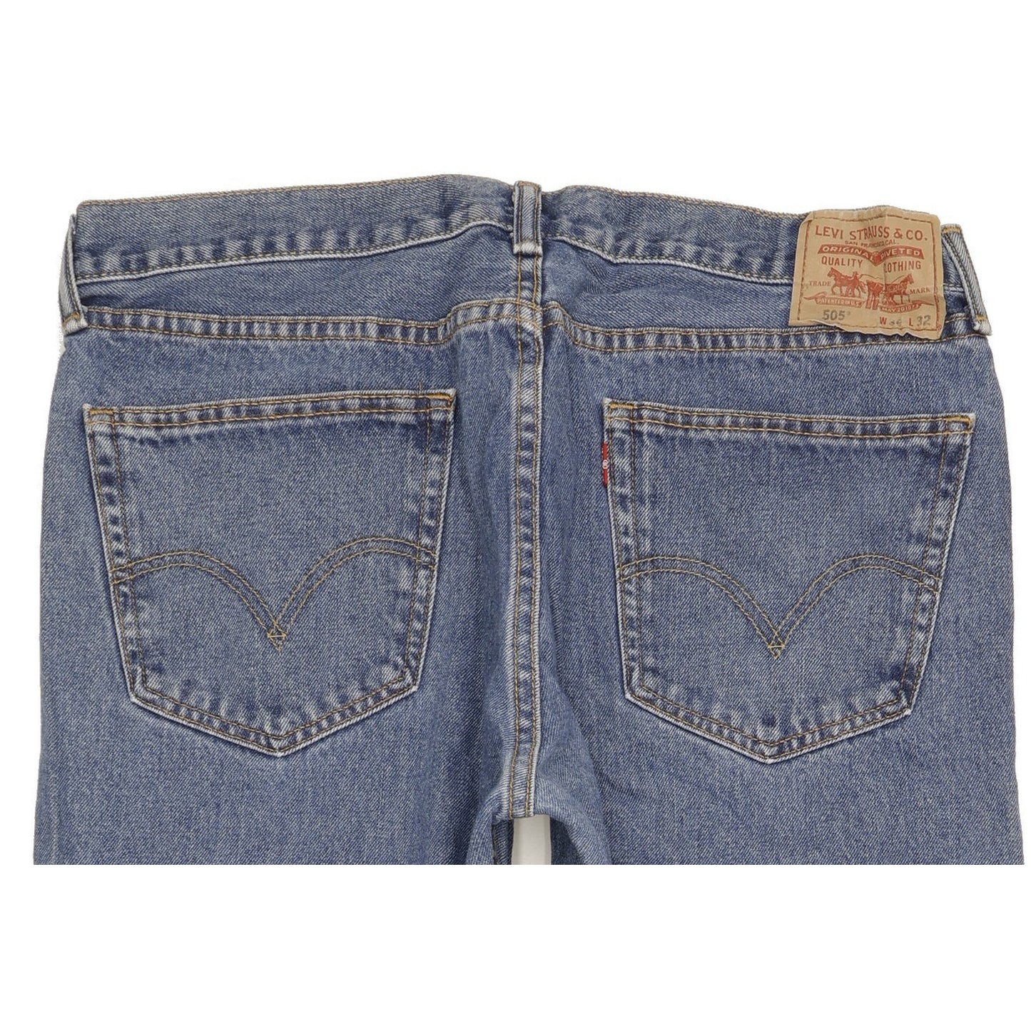 Levi's 505 Men Blue Straight Regular Jeans W36 L32