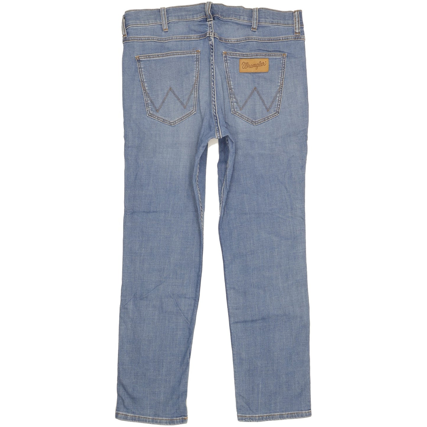 Wrangler Greensboro Men Blue Straight Regular Stretch Jeans W34 L30