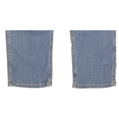 Wrangler Greensboro Men Blue Straight Regular Stretch Jeans W34 L30
