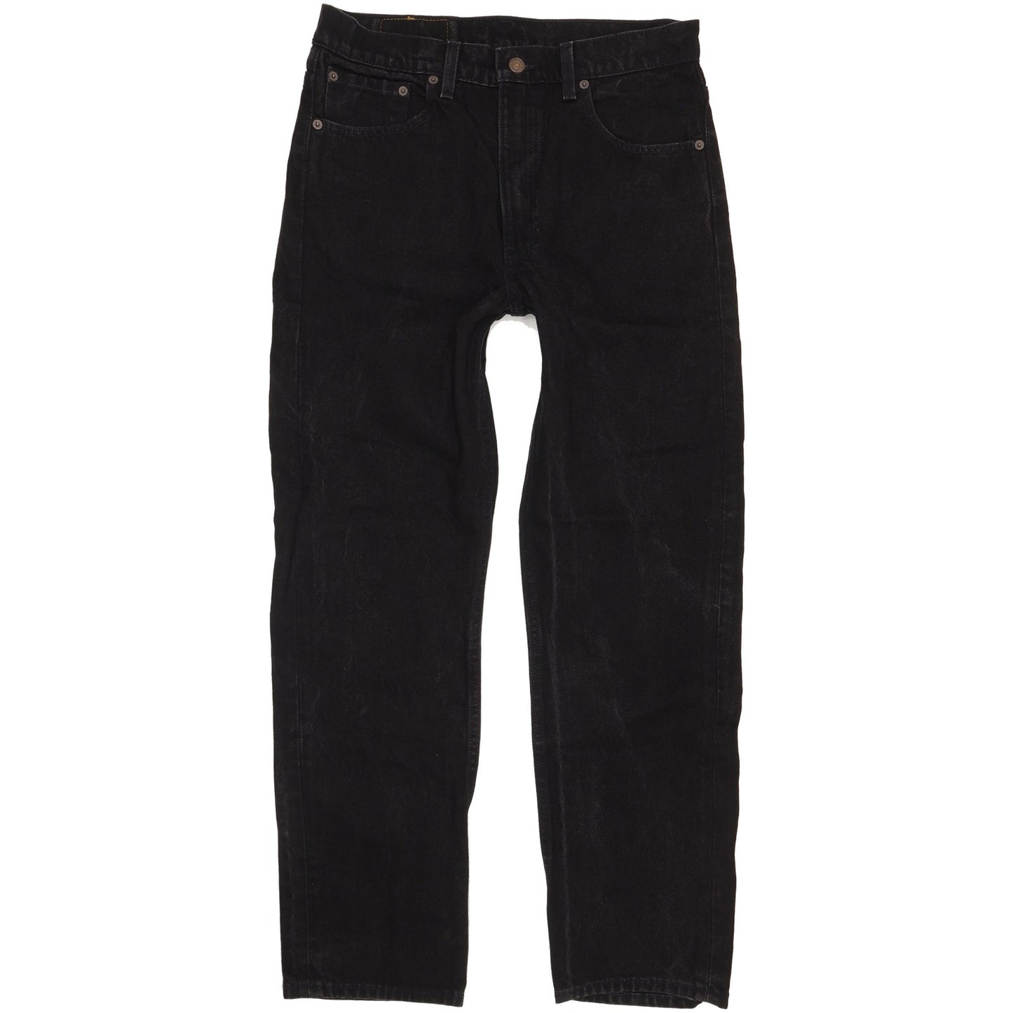 Levi's 505 Made in USA Men Black Straight Regular Jeans W33 L30