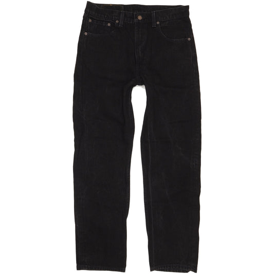 Levi's 505 Made in USA Men Black Straight Regular Jeans W33 L30
