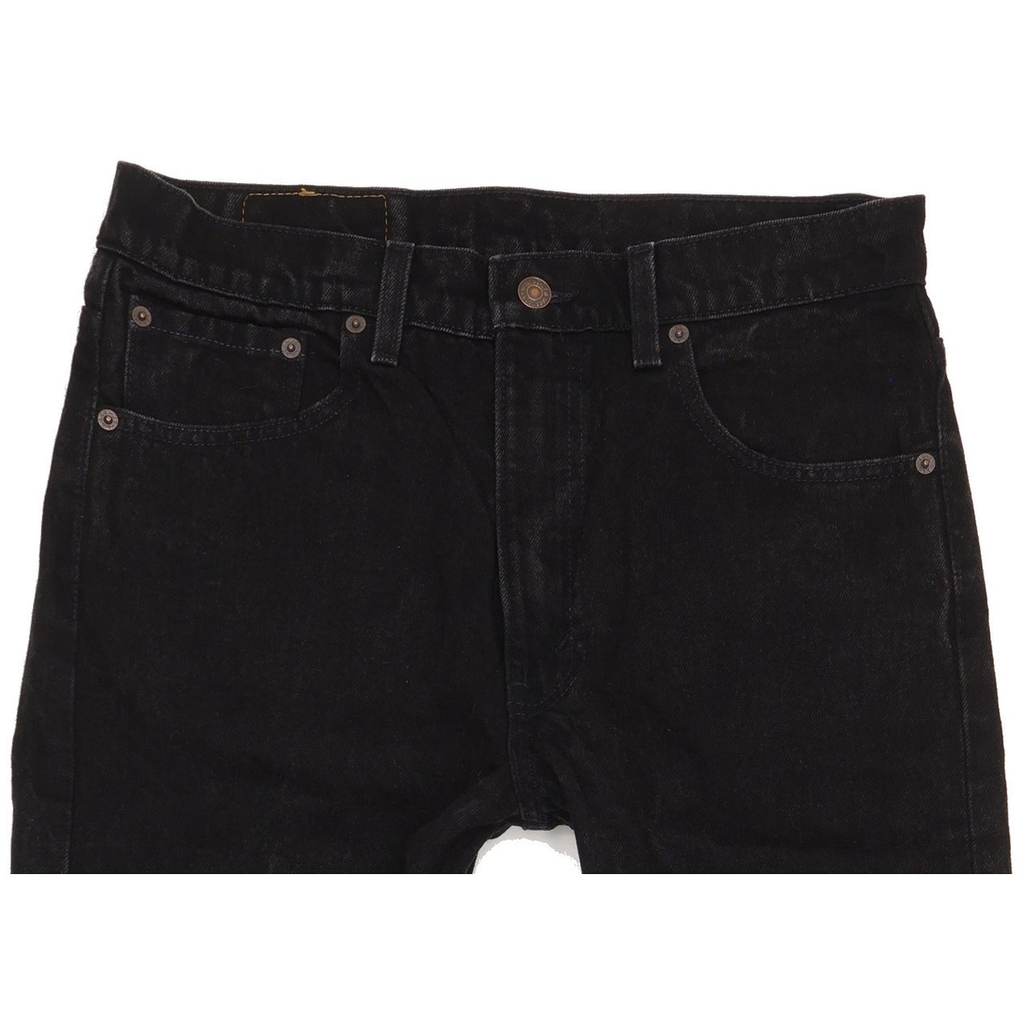 Levi's 505 Made in USA Men Black Straight Regular Jeans W33 L30
