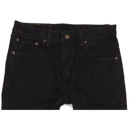 Levi's 505 Made in USA Men Black Straight Regular Jeans W33 L30