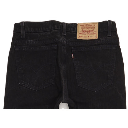 Levi's 505 Made in USA Men Black Straight Regular Jeans W33 L30