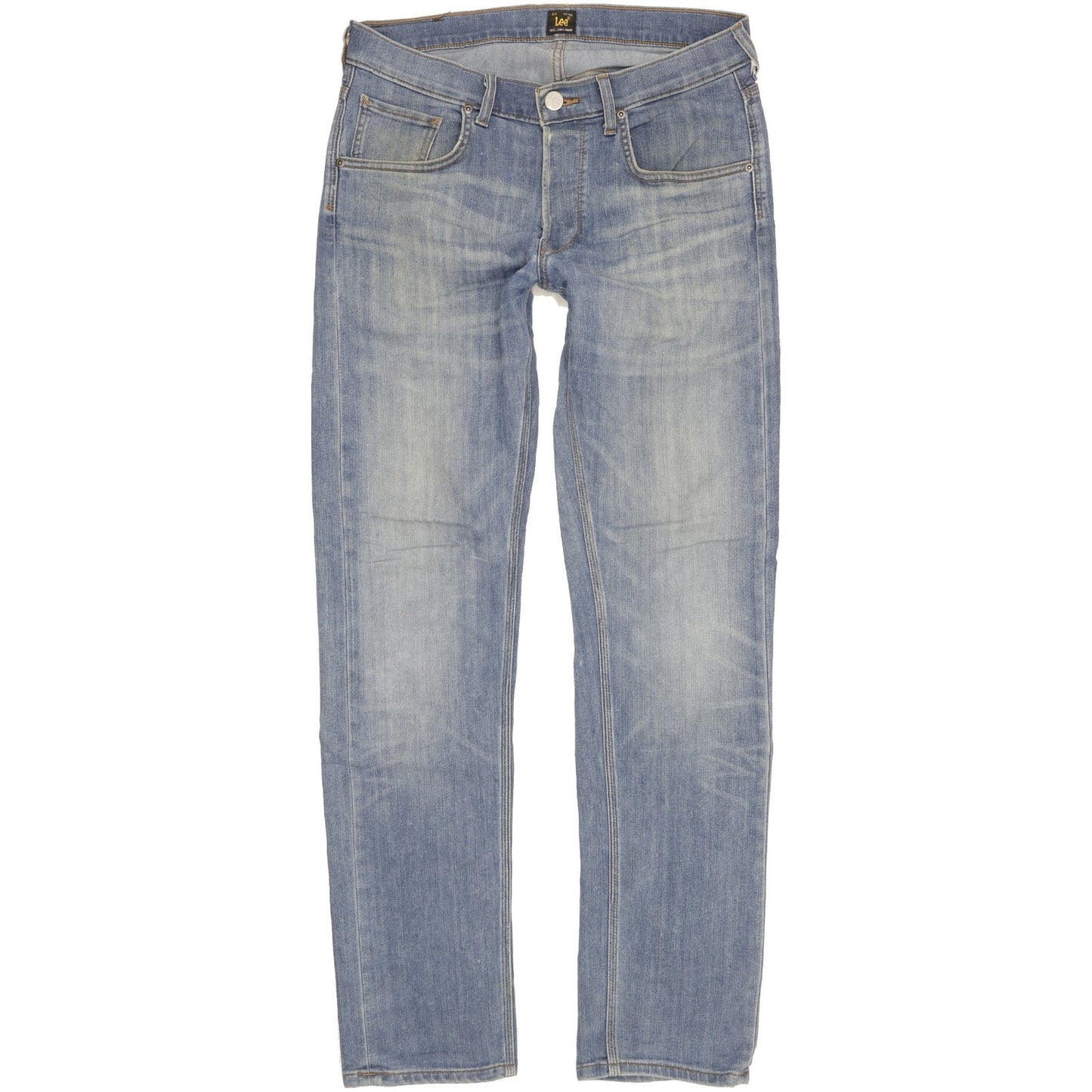 Lee Daren Men Blue Straight Slim Stretch Jeans W32 L32