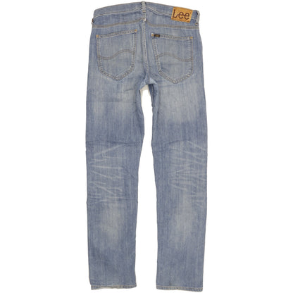Lee Daren Men Blue Straight Slim Stretch Jeans W32 L32