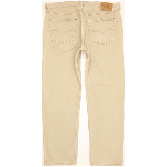 Levi's 501 Men Beige Straight Regular Jeans W38 L31
