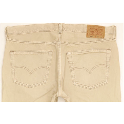 Levi's 501 Men Beige Straight Regular Jeans W38 L31