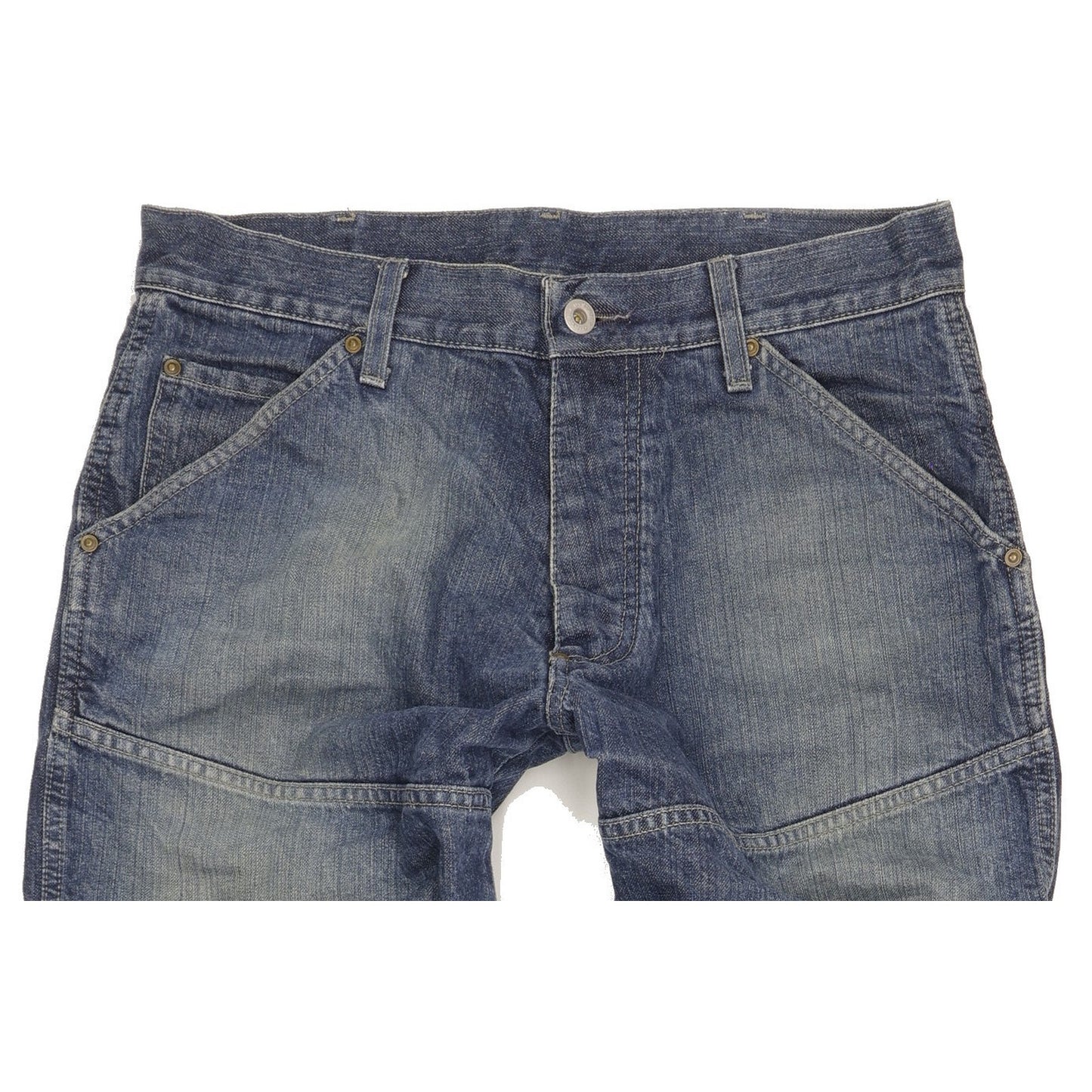 G-Star Elwood Men Blue Straight Regular Jeans W31 L36