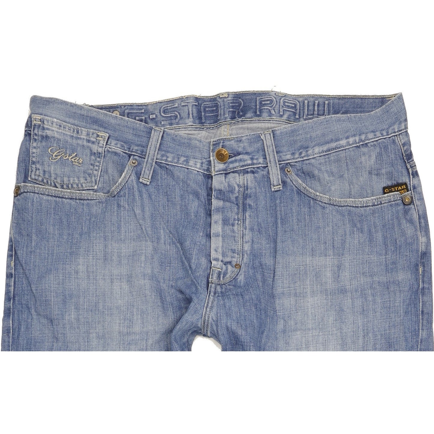 G-Star Coder Men Blue Straight Regular Jeans W38 L32