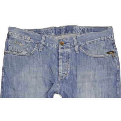 G-Star Coder Men Blue Straight Regular Jeans W38 L32