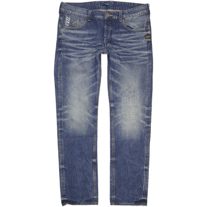 G-Star Attacc Men Blue Straight Regular Jeans W36 L34