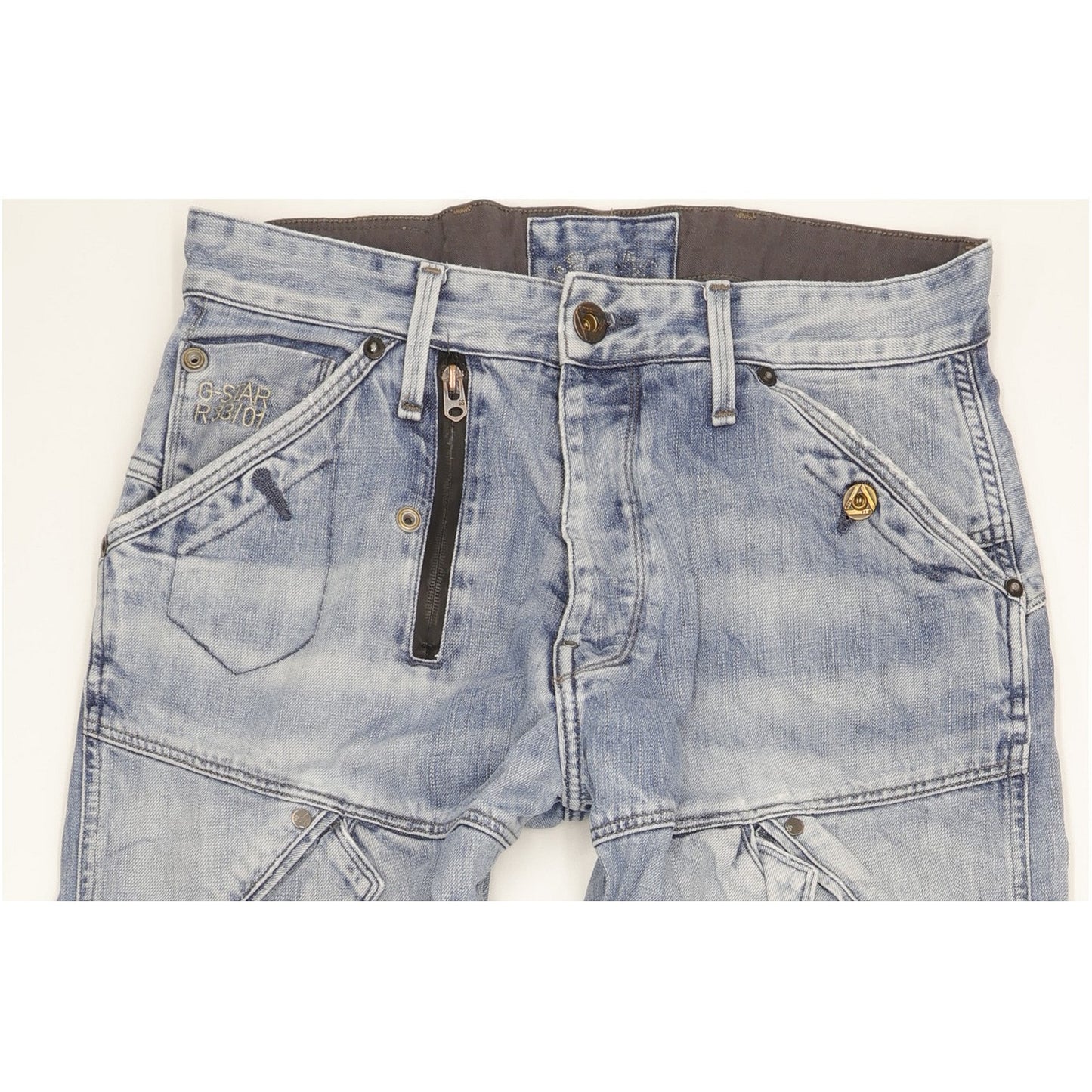 G-Star Scuba 5620 Men Blue Straight Loose Jeans W33 L34