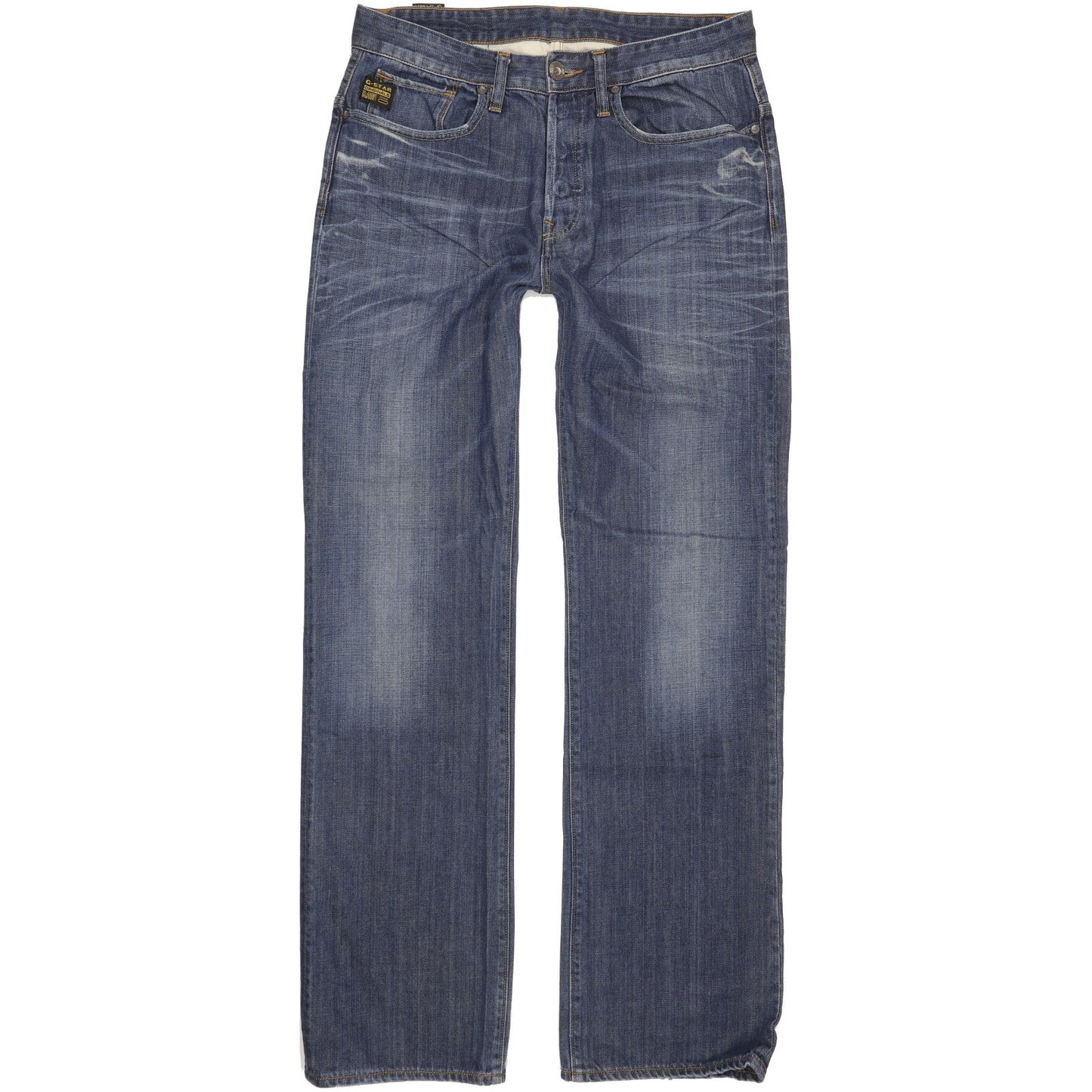 G-Star Yeld Men Blue Straight Loose Jeans W31 L34