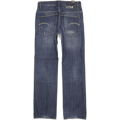 G-Star Yeld Men Blue Straight Loose Jeans W31 L34