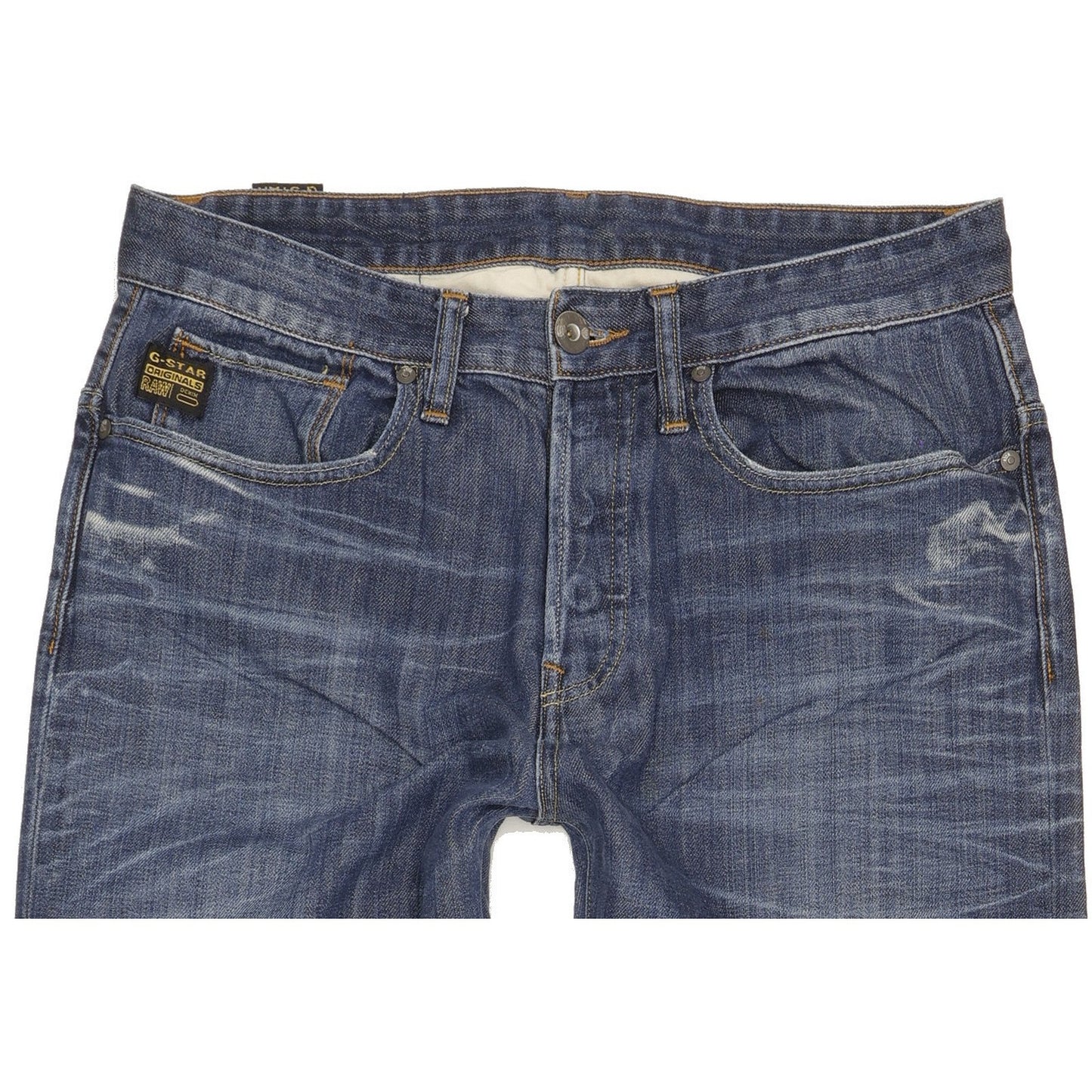 G-Star Yeld Men Blue Straight Loose Jeans W31 L34