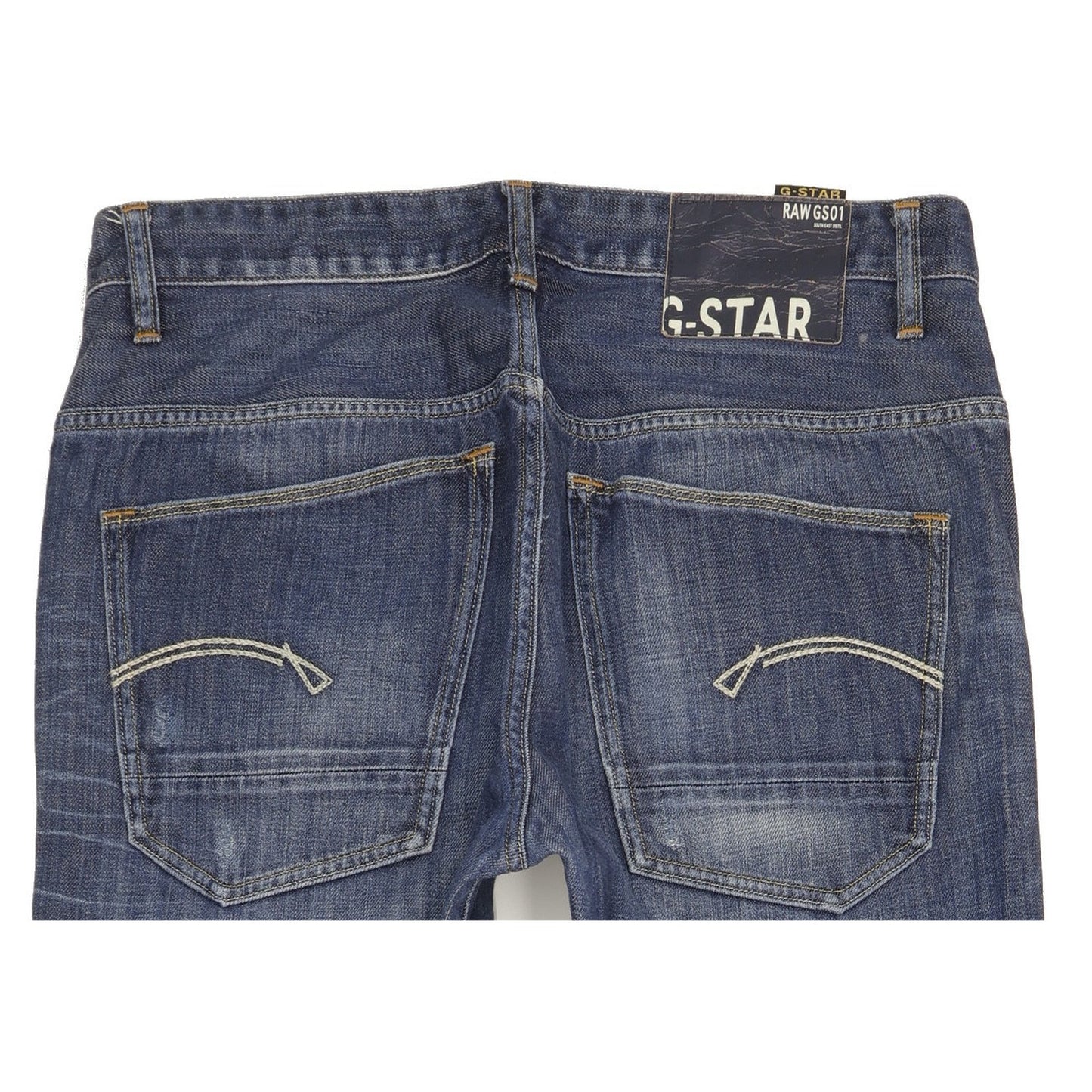 G-Star Yeld Men Blue Straight Loose Jeans W31 L34