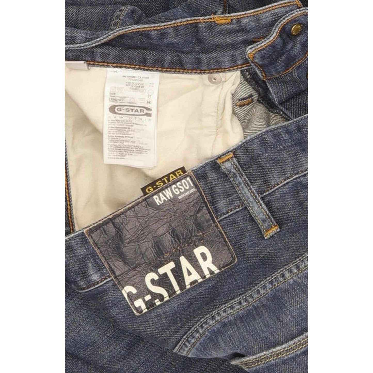 G-Star Yeld Men Blue Straight Loose Jeans W31 L34