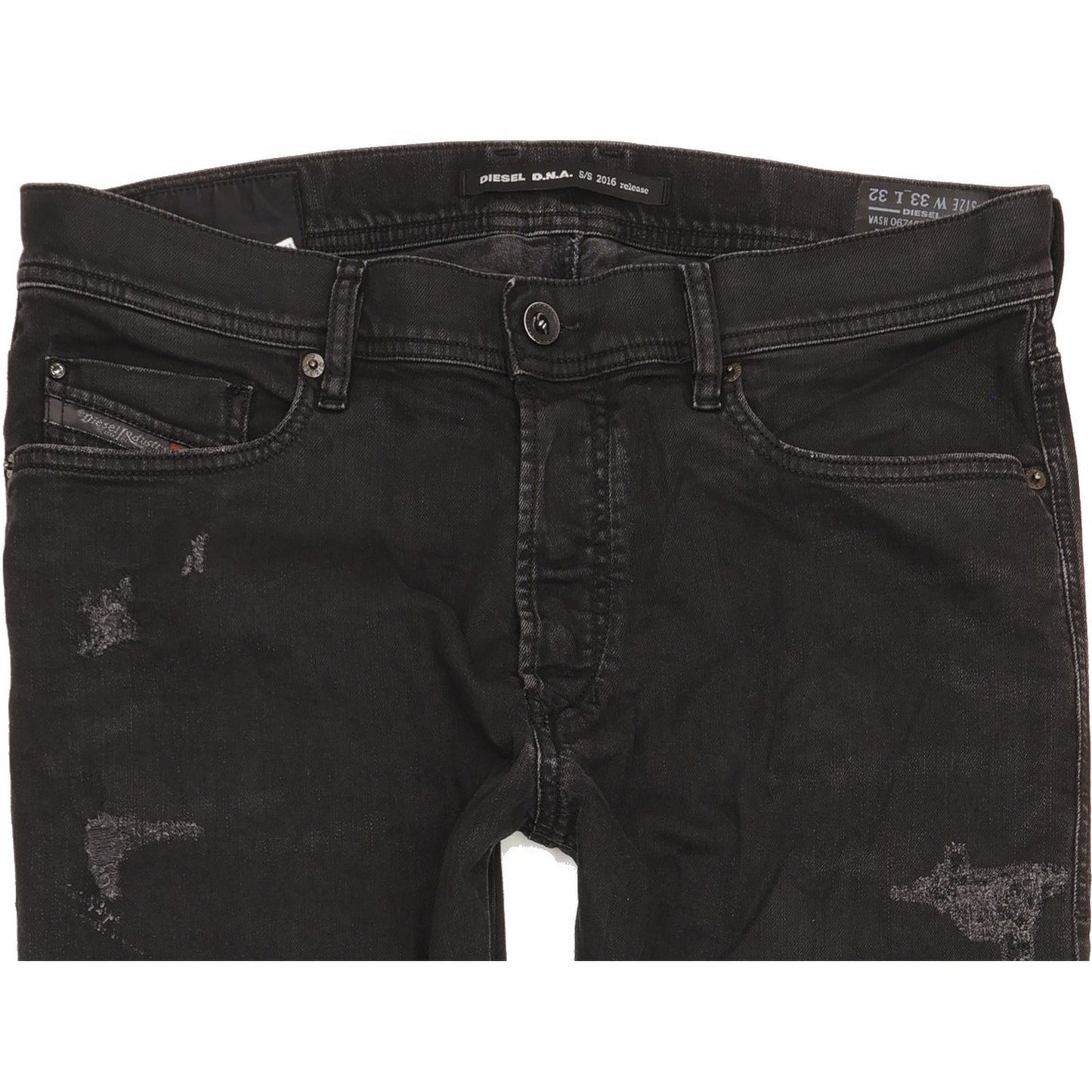Diesel Tepphar Men Blue Tapered Slim Stretch Jeans W33 L32