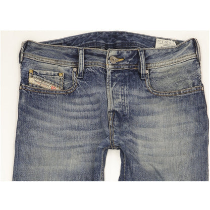 Diesel Zatiny Men Blue Bootcut Regular Jeans W30 L34