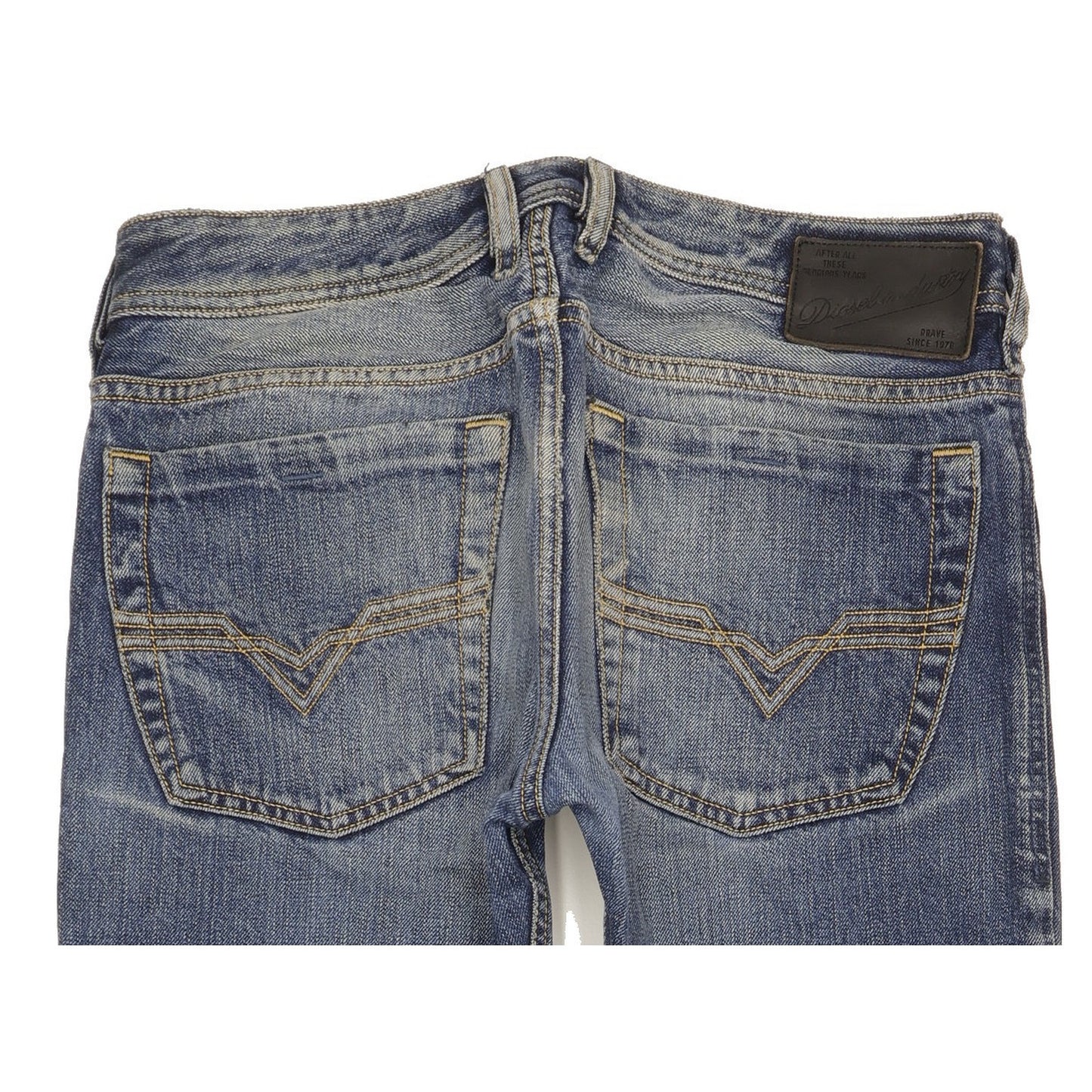 Diesel Zatiny Men Blue Bootcut Regular Jeans W30 L34