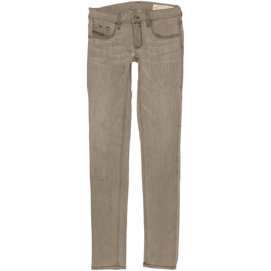 Diesel Livier Women Grey Skinny Slim Jegging Stretch Jeans W29 L33