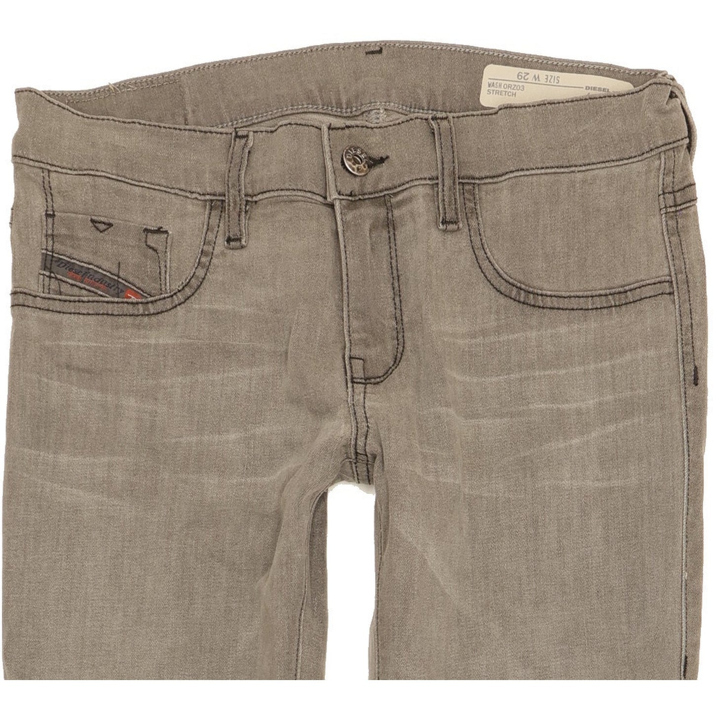 Diesel Livier Women Grey Skinny Slim Jegging Stretch Jeans W29 L33