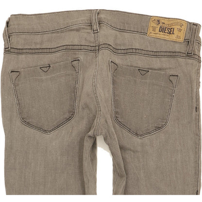Diesel Livier Women Grey Skinny Slim Jegging Stretch Jeans W29 L33