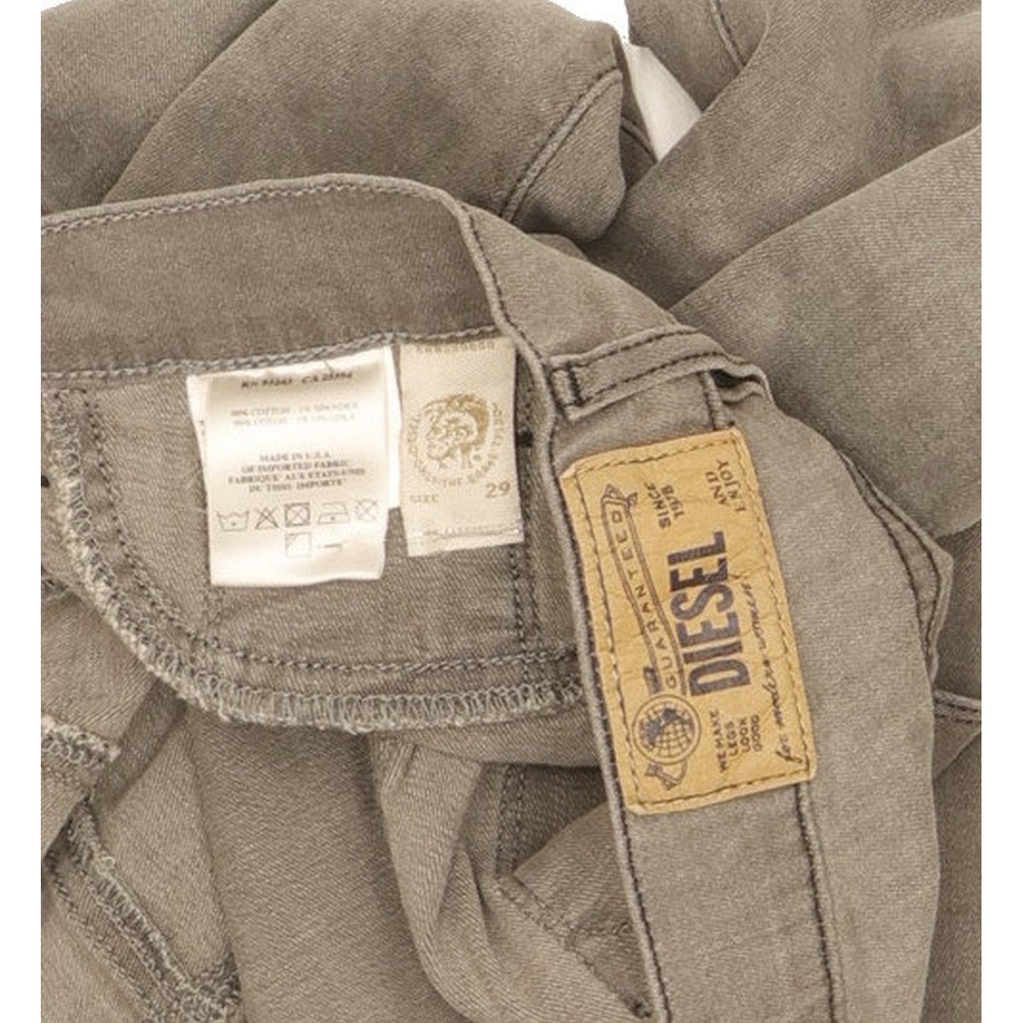 Diesel Livier Women Grey Skinny Slim Jegging Stretch Jeans W29 L33
